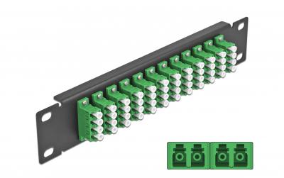 Delock 10Patchpanel Quad 12Port LC/APC