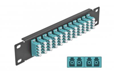 Delock 10Patchpanel Quad 12Port LC