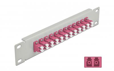 Delock 10Patchpanel Duplex 12Port LC