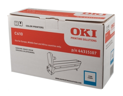 OKI Bildtrommel 44315107, f.610 Serie, cyan