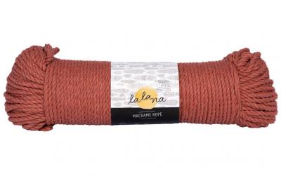 lalana Wolle Macrame rope rusty