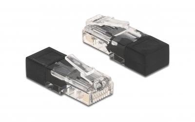 Delock RJ45 Stecker mit Abschlusswiderstand