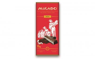 Mikado Schokolade mit Puffreis