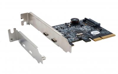 Exsys PCIe EX-12000, 2 Port USB 3.2 Gen2