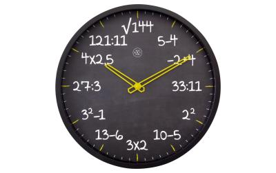 NexTime Wanduhr Maths
