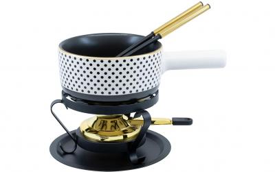 Kadastar Käsefondue-Set Dots Ø 16 cm