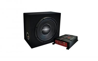 Pioneer Set mit Subwoofer, Endstufe, Kabel