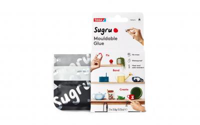 tesa Sugru 3 schw./weiss/grau