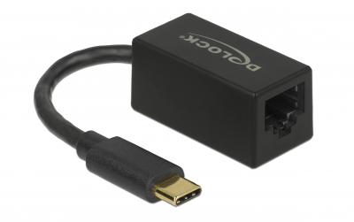 Delock USB3.2 Typ-C zu Gigabit LAN Adapter