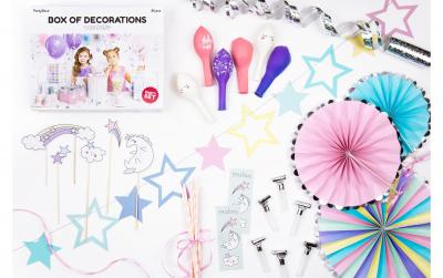 Partydeco Decorations Set Unicorn