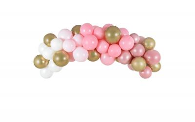 Partydeco Ballon Girlande pink