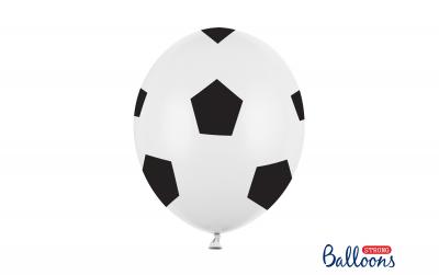 Partydeco Ballons Fussball, schwarz-weiss