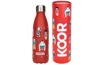 KOOR Flasche Thermo 500ml Japanese Cats