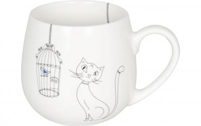 Könitz Tasse Cats and Birds