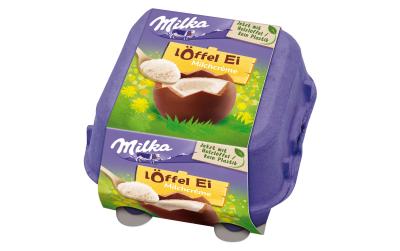 Löffel-Ei Milchcrème