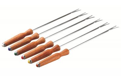 Paderno Fonduegabel-Set Holz