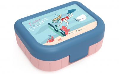 Rotho Snackbox 1L Memory Kids blau