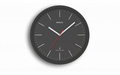 MAUL Wanduhr MAULjump, Schwarz