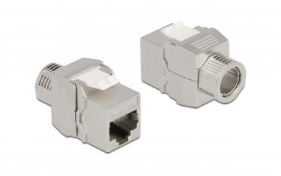Delock Keystone Modul RJ45 zu LSA, Cat.6A