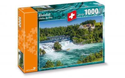 Rheinfall mit Schloss Laufen