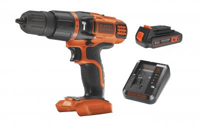 Black+Decker Schlagbohrschr. BDCH188N Kit