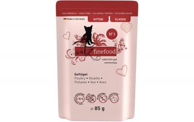 catz finefood Kitten No.03 Geflügel 85g