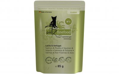 catz finefood No.05 Lachs & Geflügel 85g