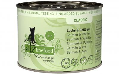 catz finefood No.05 Lachs&Geflügel 200g