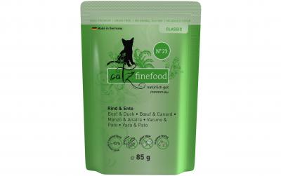 catz finefood No.23 Rind&Ente 85g