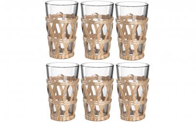 Leonardo Glas Garda mit Geflecht 380ml