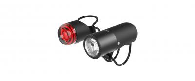 Knog Lichtset Plugger Twinpack black
