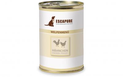 Escapure Nassfutter Welpen Hähnchen 400g