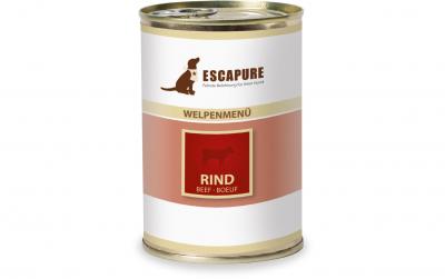 Escapure Nassfutter Welpen Rind 400g