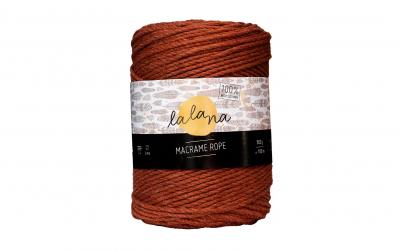 lalana Wolle Macrame rope rusty