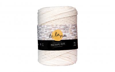 lalana Wolle Macrame rope cream