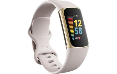 Fitbit Charge 5 Activity Tracker moon white