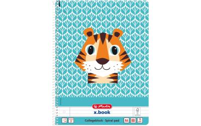 Herlitz Spiralheft A4 Cute Tiger