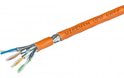 Wirewin Verlegekabel: S/FTP, 500m, orange