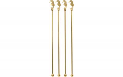 Paderno Cocktail Rührer Set Seepferd gold