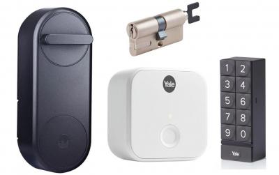 Yale Linus Smart Lock schwarz Kit 3