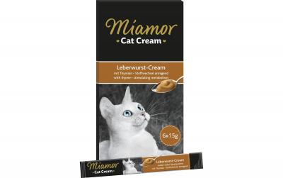 Miamor Snack Leberwurst Cream 6x15g