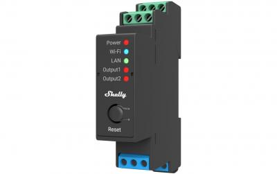 Shelly Pro 2 LAN und WiFi-DIN-Rail Switch