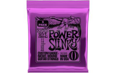 Ernie Ball 3220 Slinky Nickel, 3er Pack