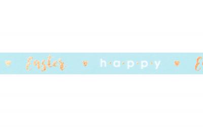 Folia Washi-Tape HOTFOIL ROSEGOLD Happy Ea.