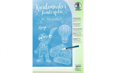 URSUS Fensterfolie Kreidemarker Boys