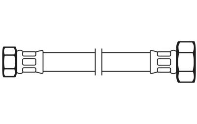 Flexo Anschlussschlauch DN8 IG x IG
