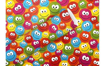 B+C Geschenkpapier Just Smileys