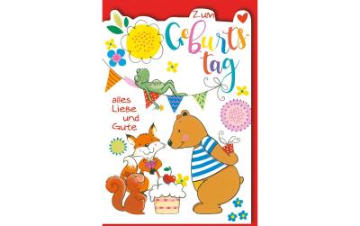 B+C Glückwunschkarte Kindergeburtstag
