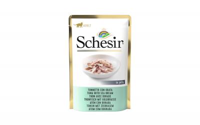 Schesir Cat Thunfisch, Goldbrasse Gelée 85g