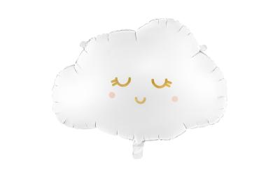 Partydeco Folienballon Wolke